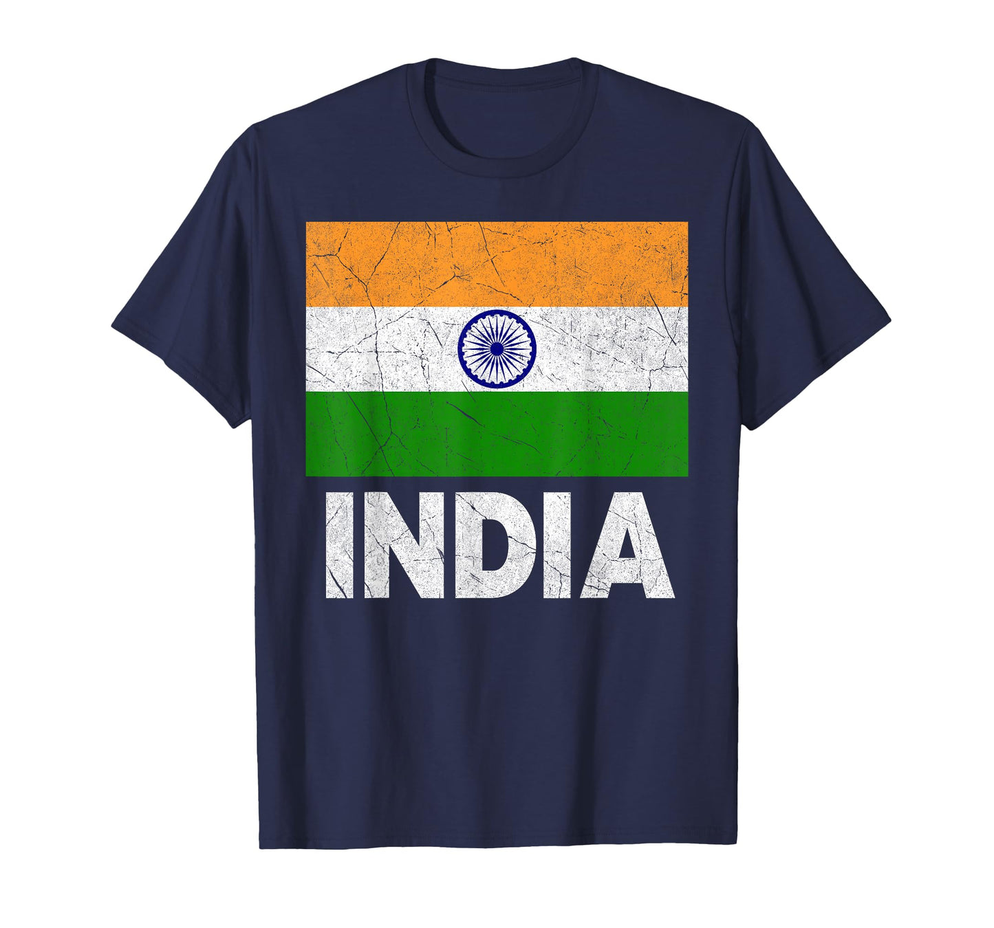 Indian Flag India For Men Women Boys Girls Kids Birthday T-Shirt