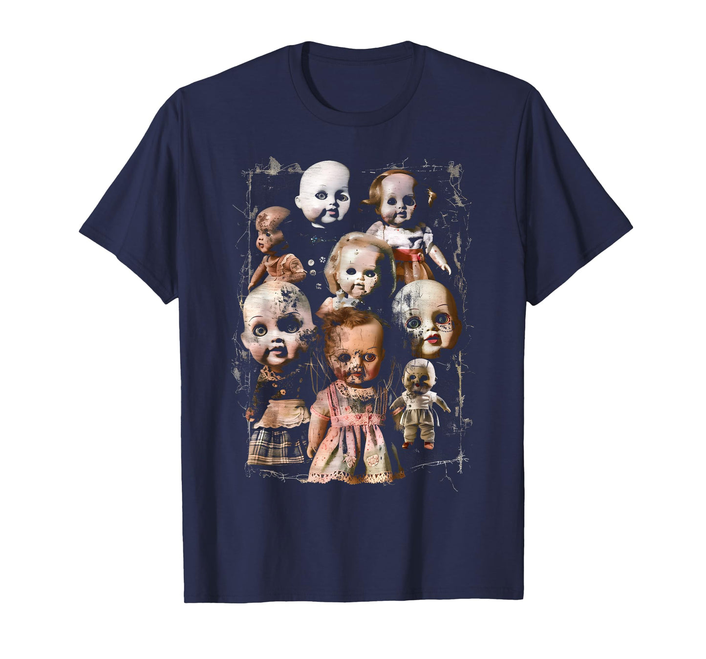 Creepy Dolls Haunted Possessed Horror Movie Goth Alt Scary T-Shirt