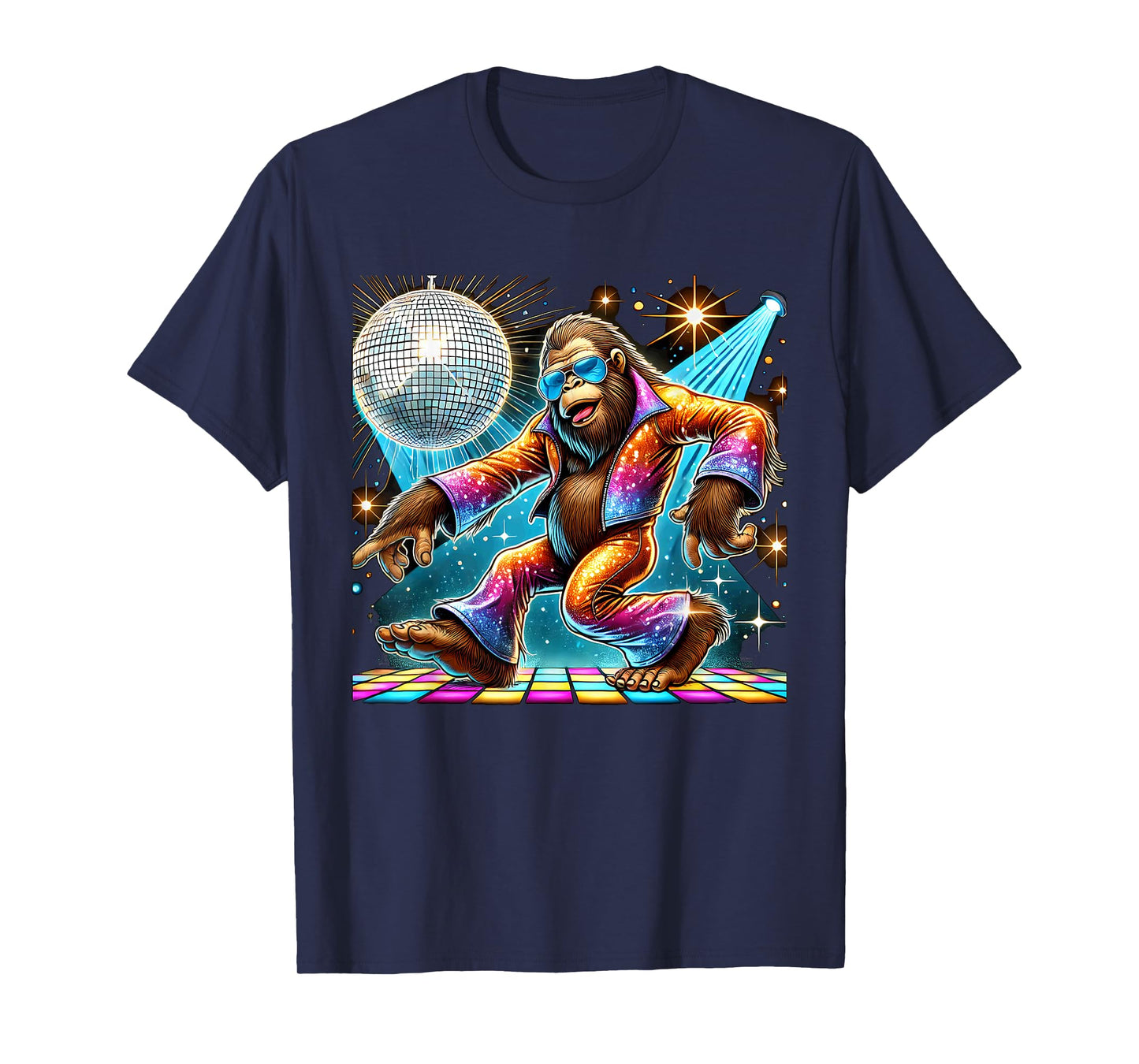Aesthetic Bigfoot Disco T-Shirt