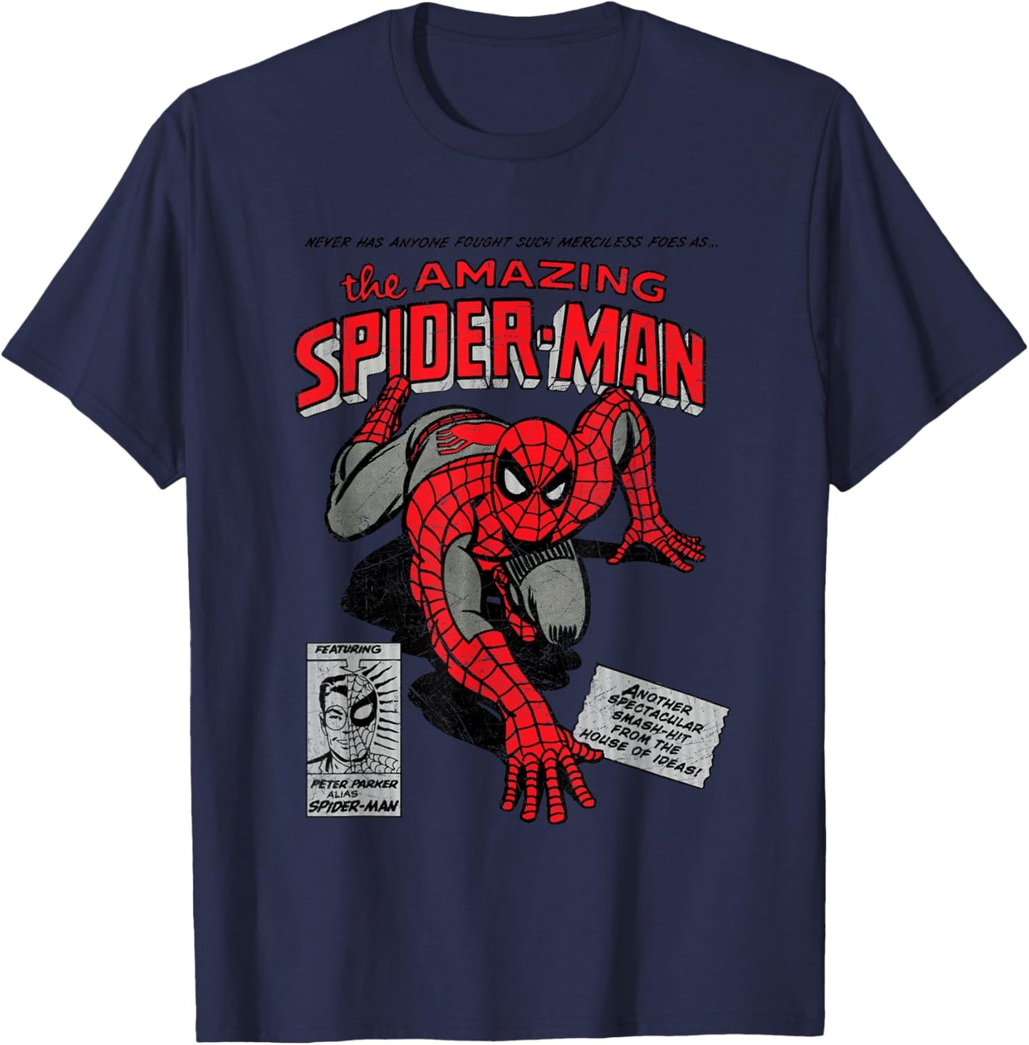 Marvel Spider-Man Retro Comic T-Shirt