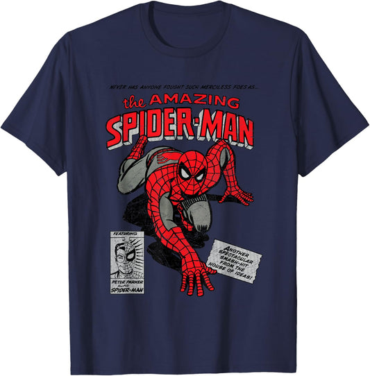 Marvel Spider-Man Retro Comic T-Shirt