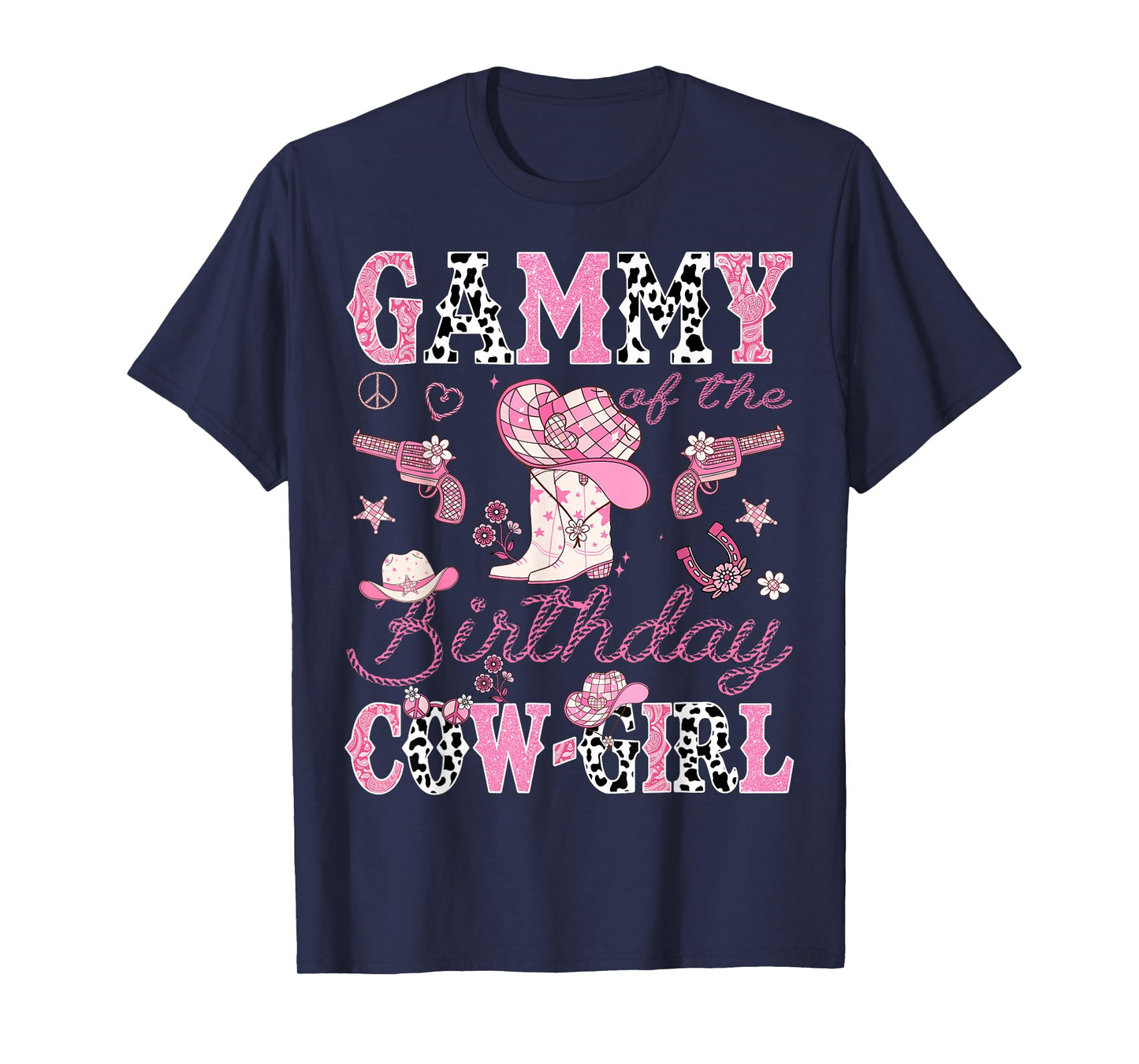 Gammy Of The Birthday CowGirl Western Rodeo Gammy T-Shirt