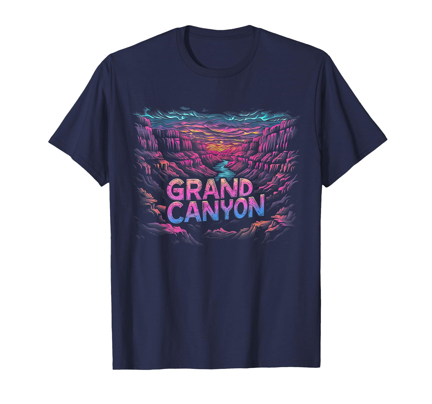 Grand Canyon - US National Park Vintage Men Women Kids Retro T-Shirt