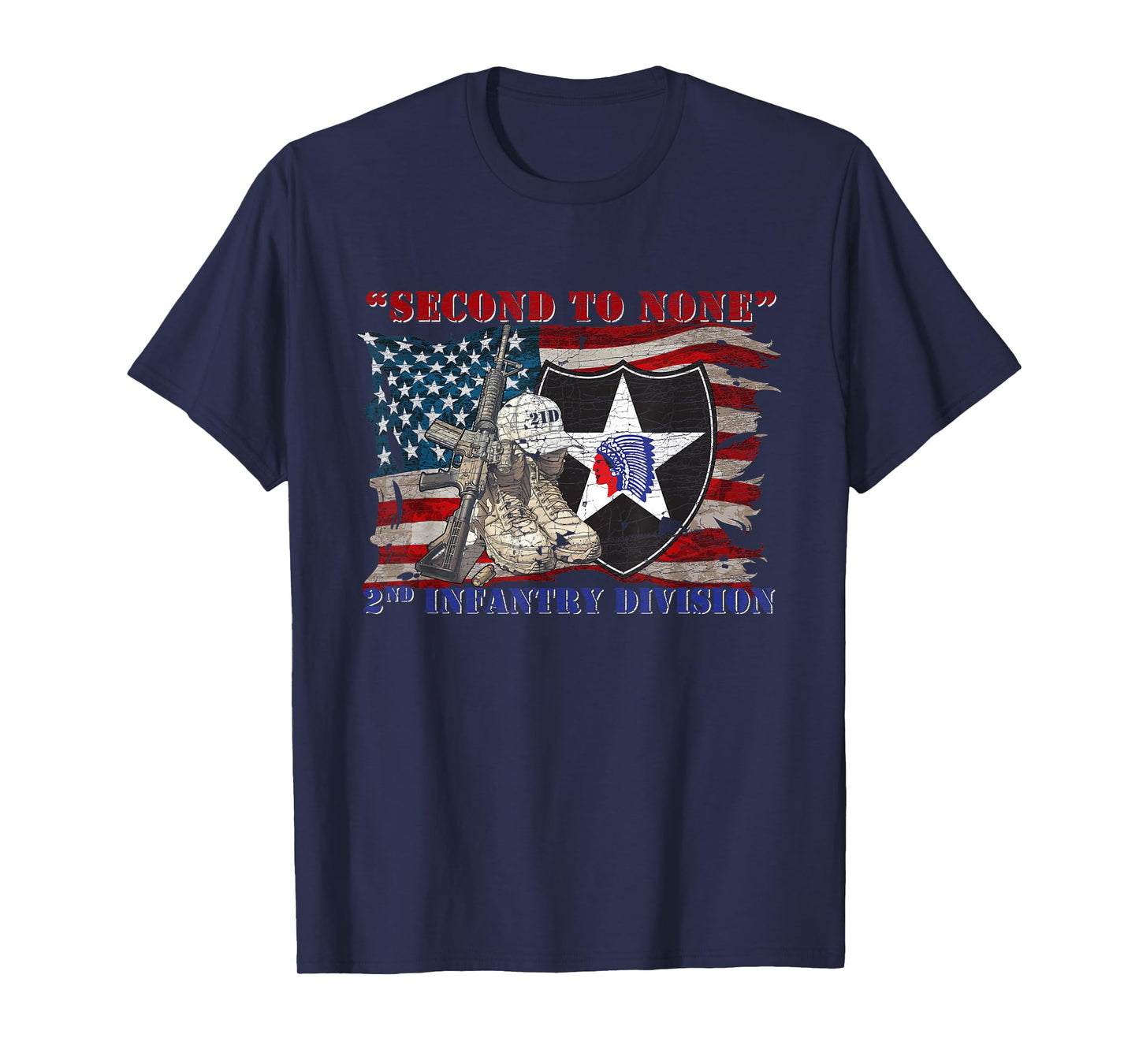 2nd Infantry Division 2nd ID 2ID Camp Humphreys Indianhead T-Shirt