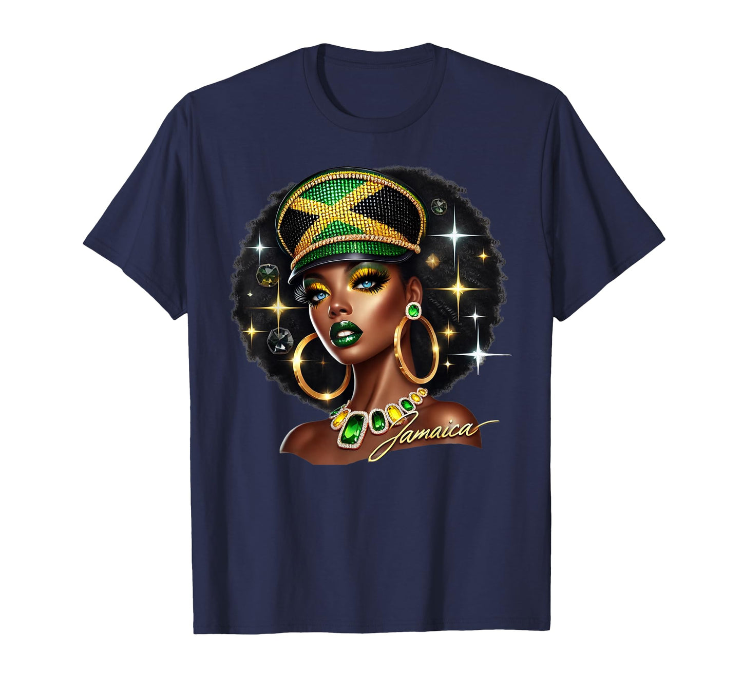 Women Jamaica Clothes Jamaica Flag T-Shirt