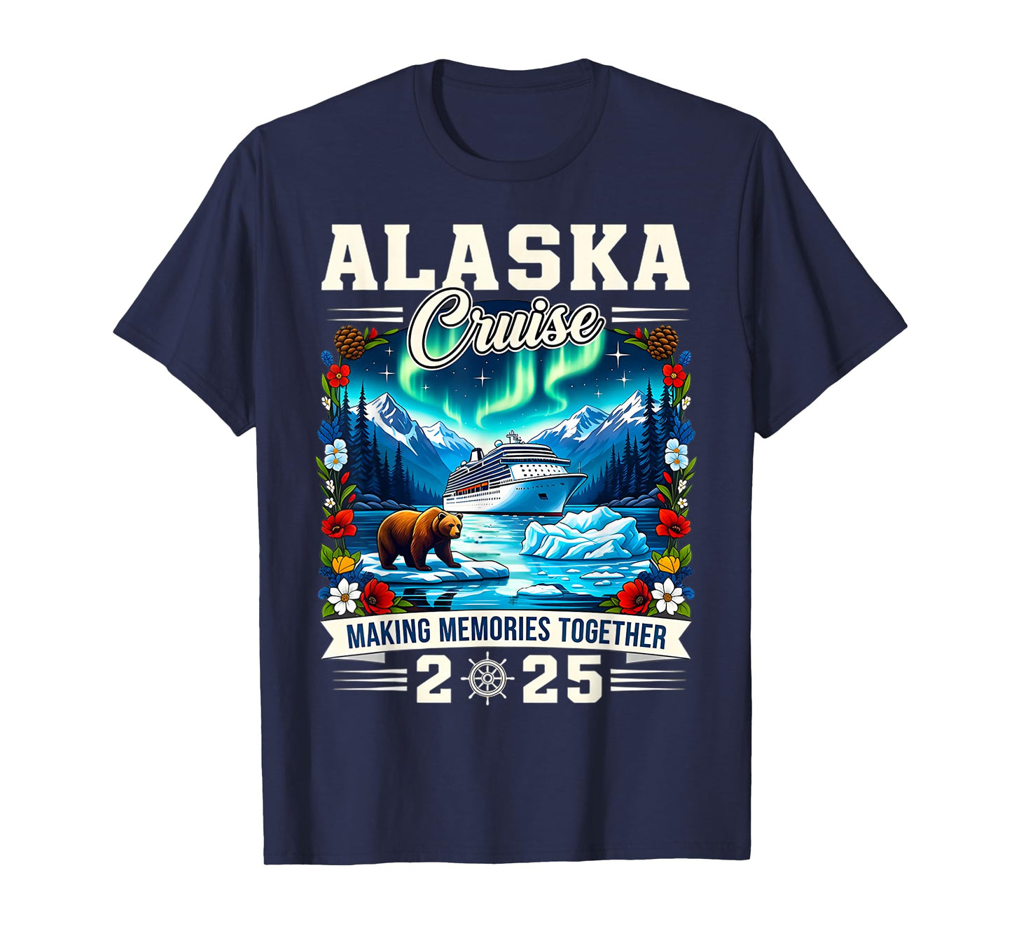Matching Family Friends And Group Alaskan Alaska Cruise 2025 T-Shirt