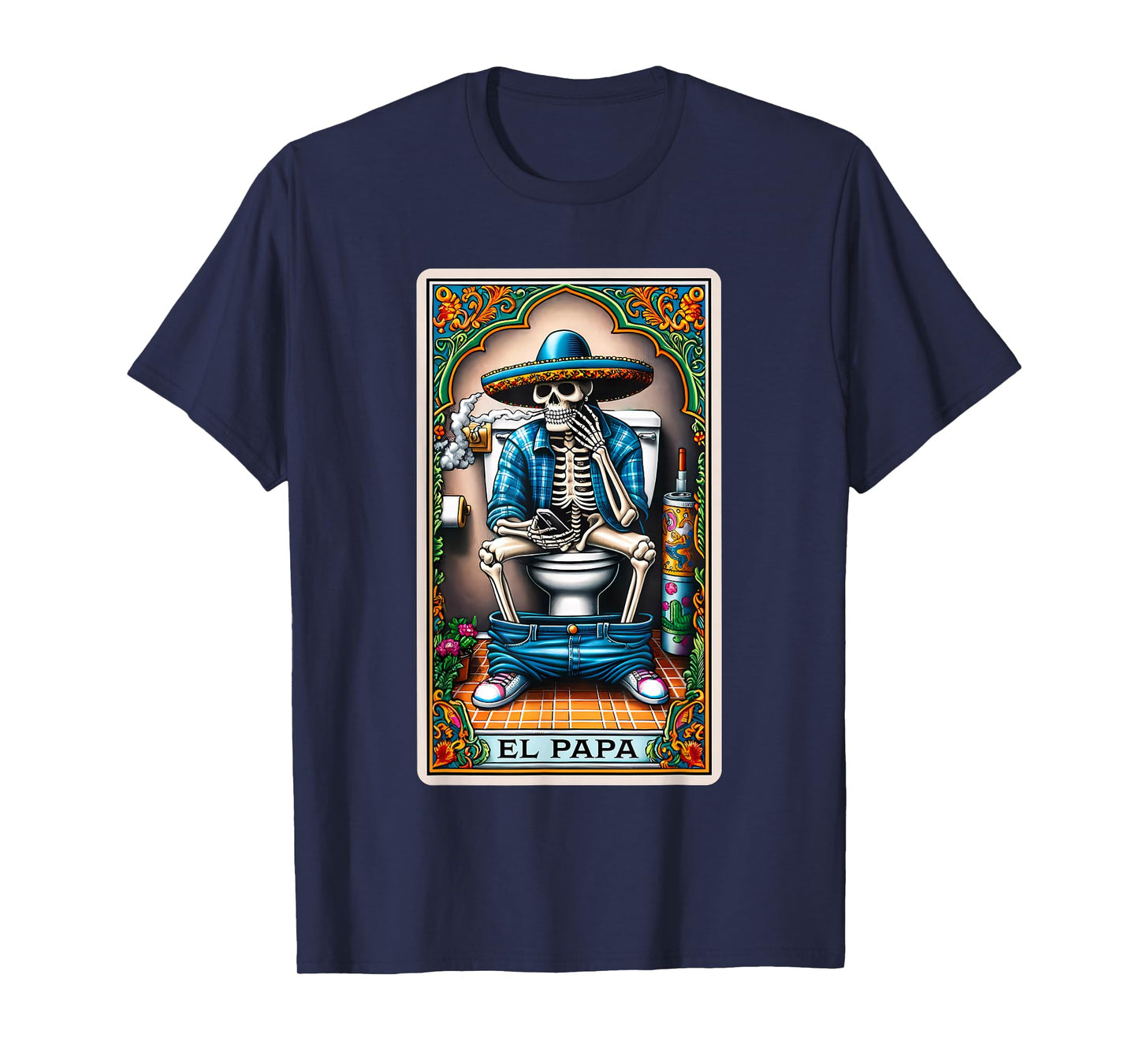 El Papa Latino Tarot Card Spanish Doing Dad Shit Fathers Day T-Shirt