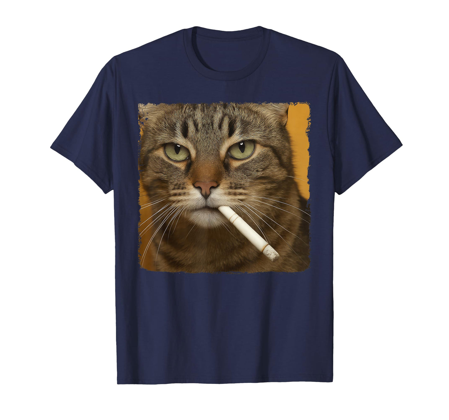 Funny Cat Smoking For Men Women Gen Z Meme T-Shirt