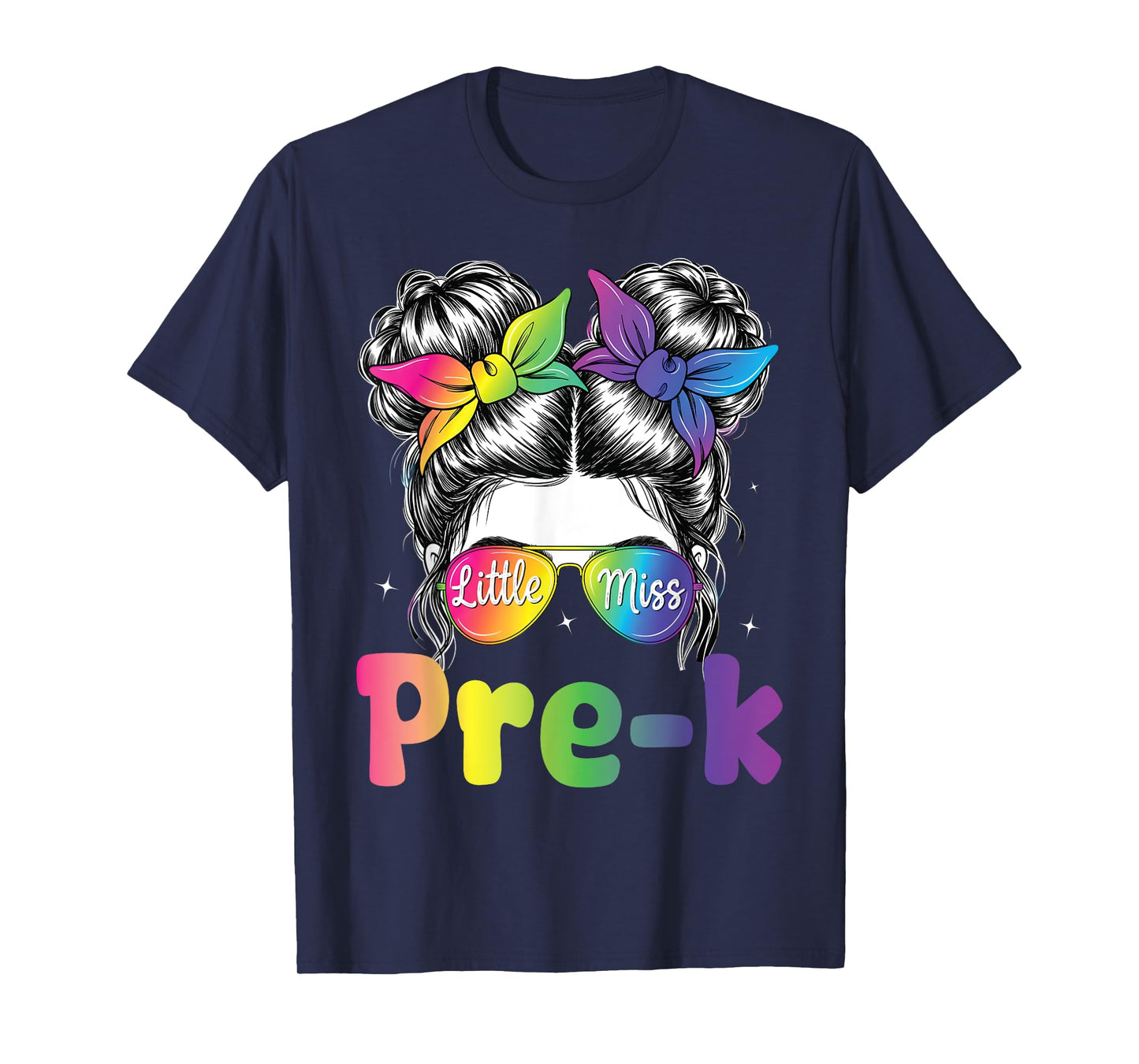 Little Miss PRE-K First Day Of School 1st Day Preschool Girl T-Shirt