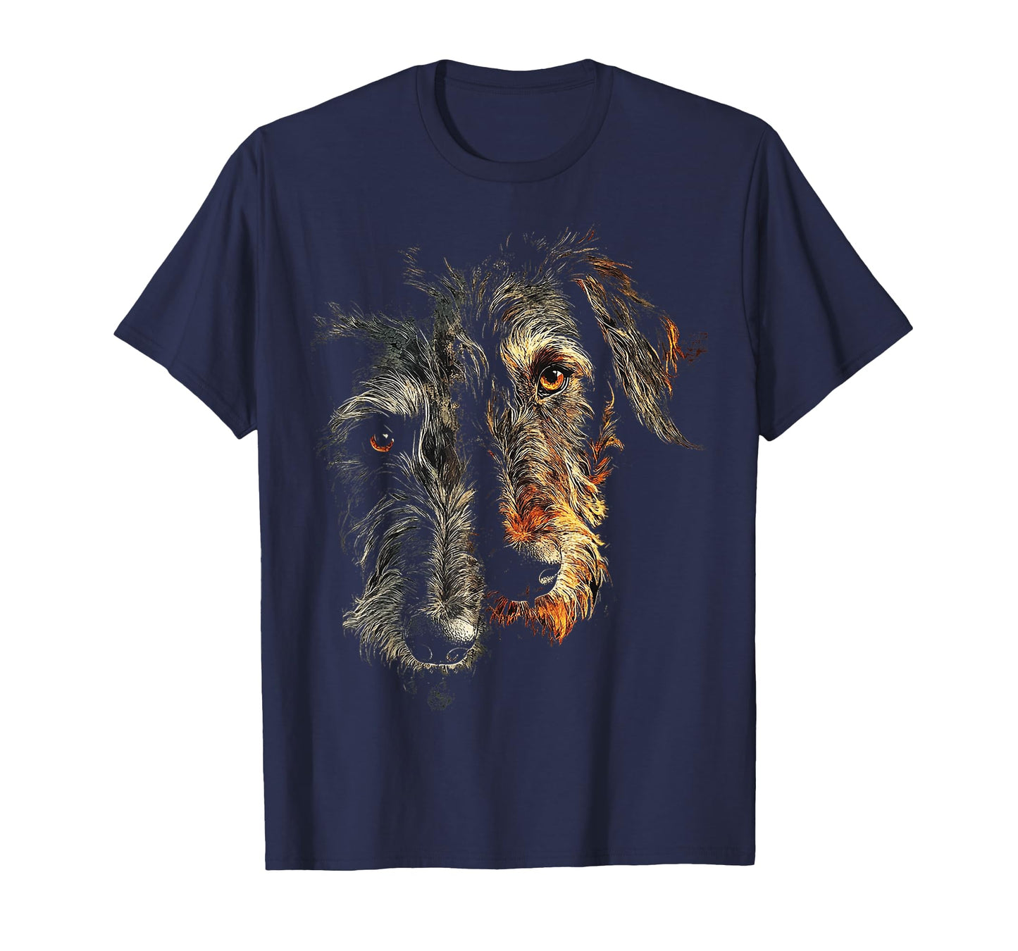 Irish Wolfhound Dog Graphic Pet Illustration Irish Wolfhound T-Shirt