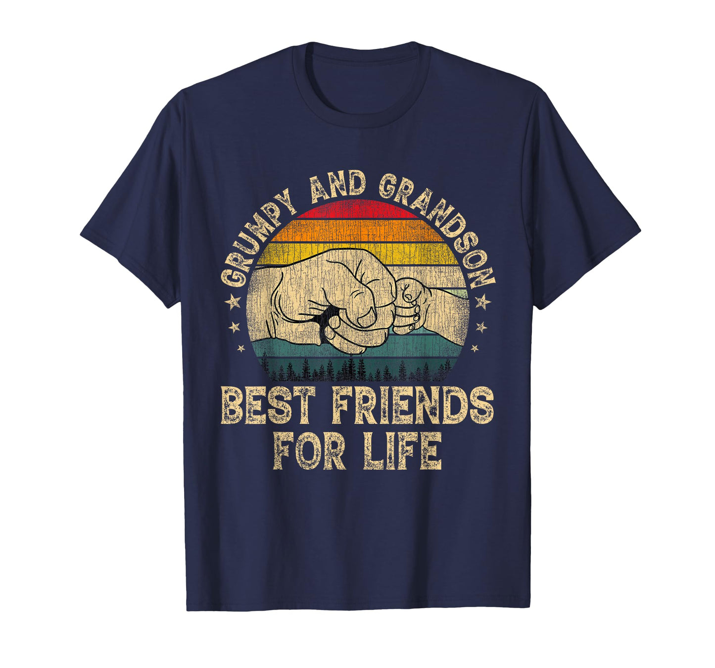 Grumpy And Grandson Best Friends For Life Father's Day T-Shirt
