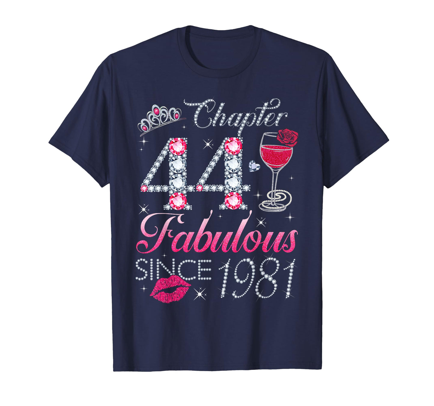 Chapter 44 Fabulous Since 1981 44th Birthday Gift For Women T-Shirt