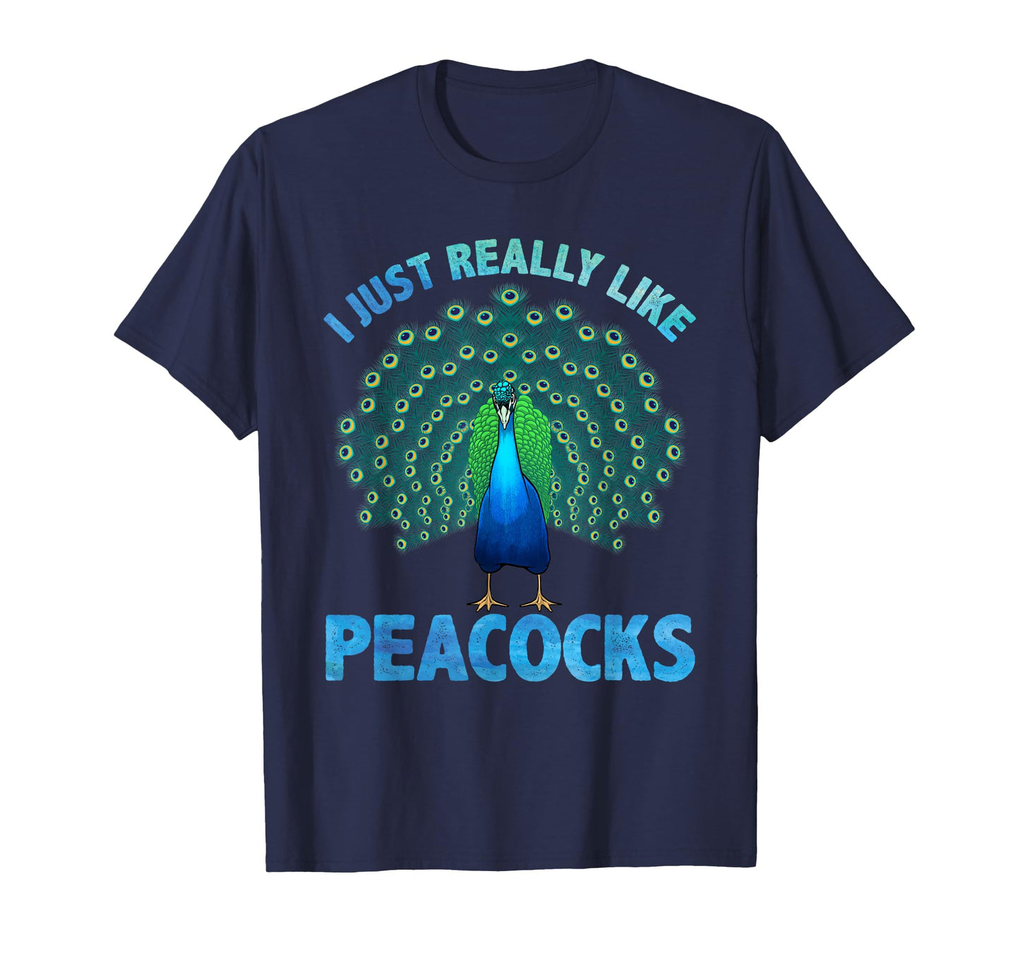 Cool Peacock Design for Men Women Kids Bird Peacock Lovers T-Shirt