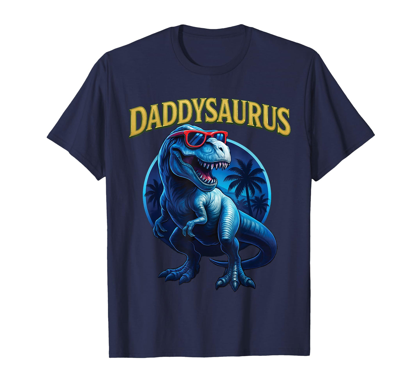 Cute Daddysaurus T-Rex Dad Dinosaur Daddy Saurus Fathers Day T-Shirt