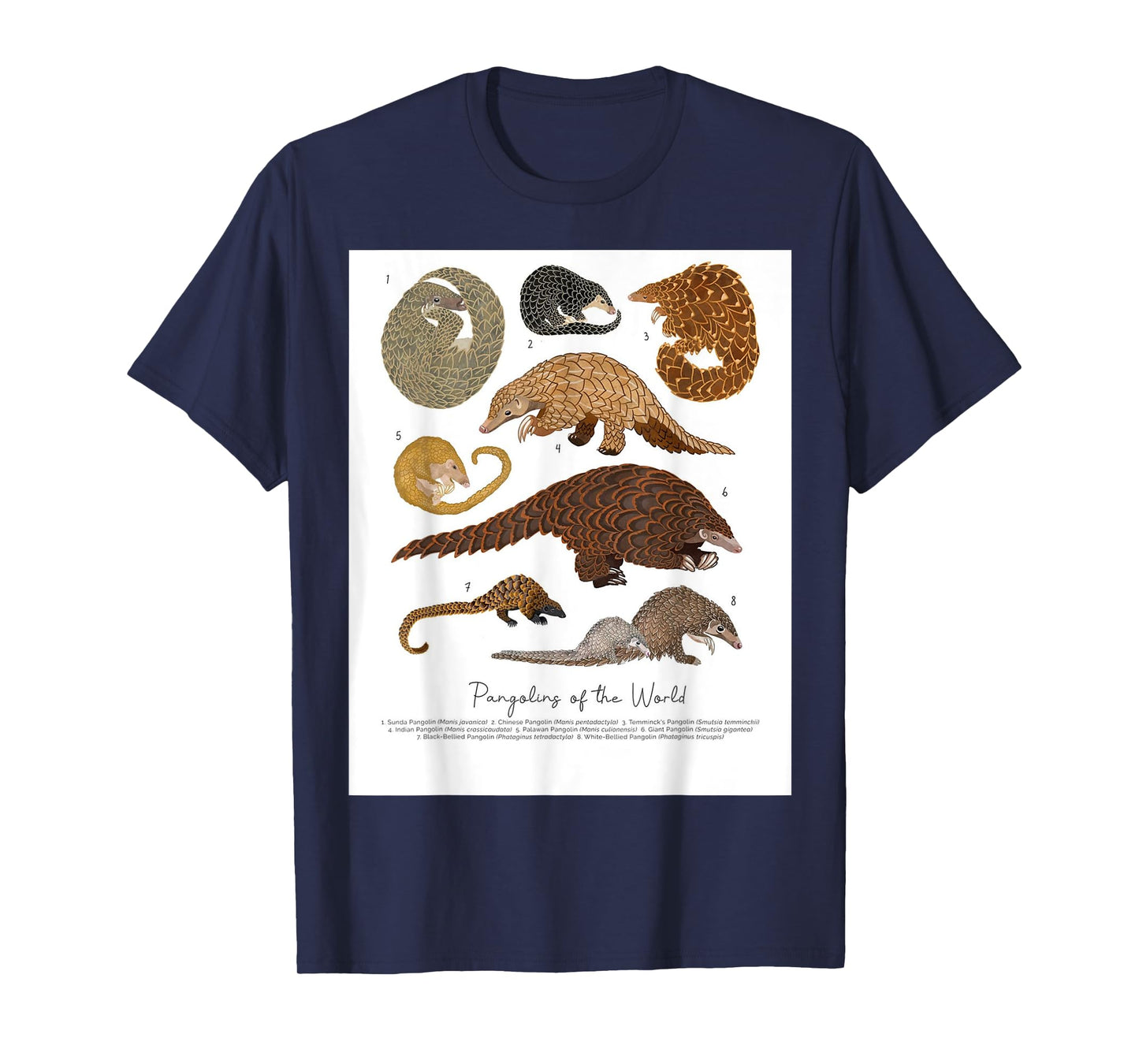 Pangolins of the World, Loves Pangolins Gifts T-Shirt