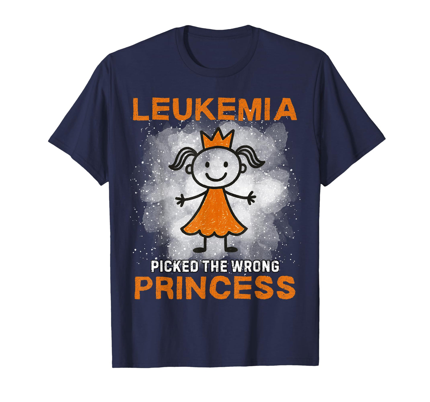 Leukemia Picked the wrong Princess Leukemia Awareness T-Shirt