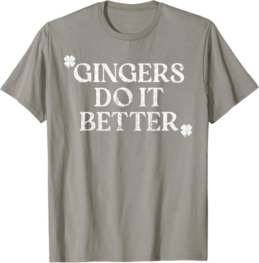 Gingers Do It Better St Patrick's Day Dibs on The Gingers T-Shirt T-Shirt - T-Shirt | Sand