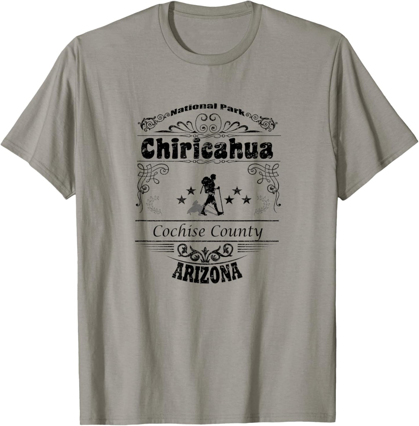 Chiricahua National Monument Arizona Retro Travel Memory T-Shirt - T-Shirt | Sand