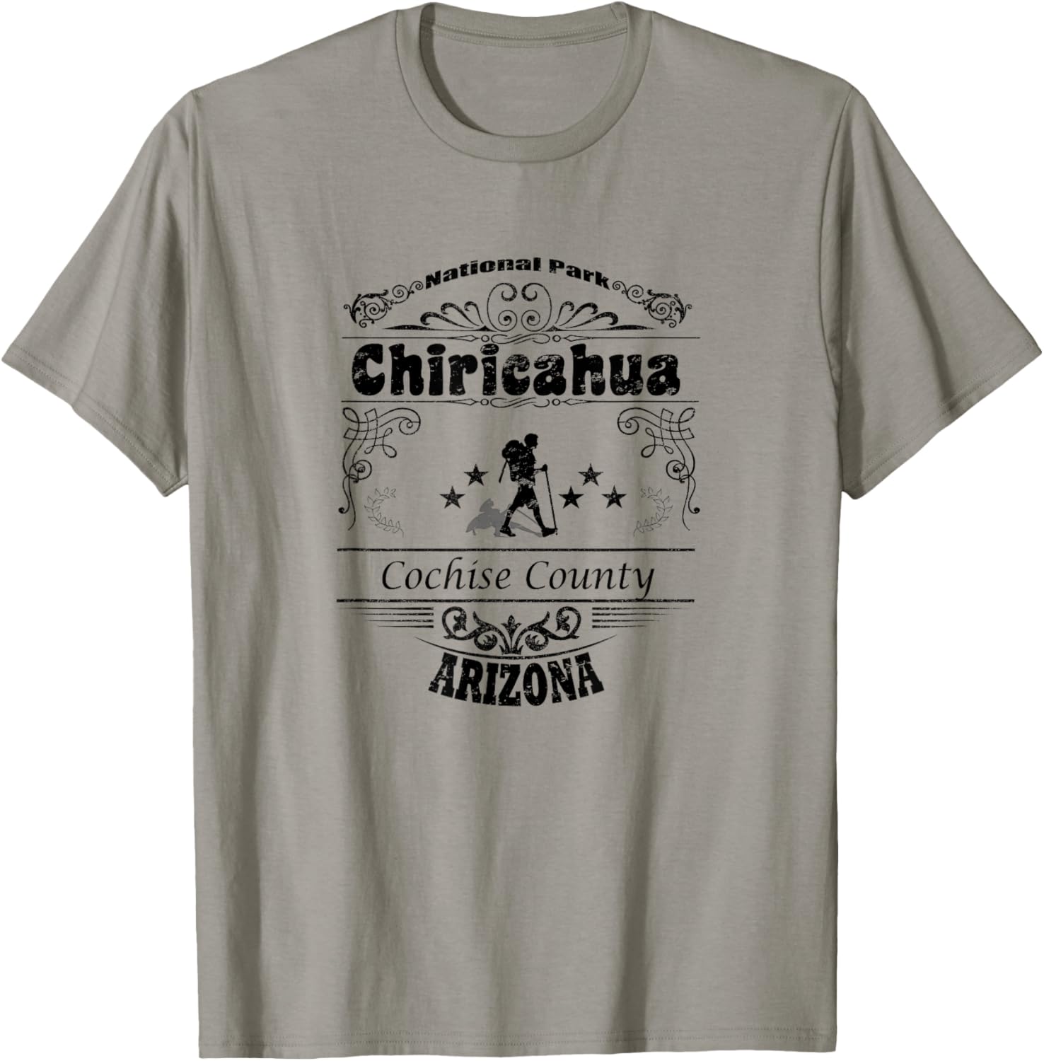 Chiricahua National Monument Arizona Retro Travel Memory T-Shirt - T-Shirt | Sand