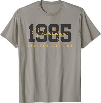 40th Birthday Vintage 40 Year Old Est 1985 LimitedEdition T-Shirt