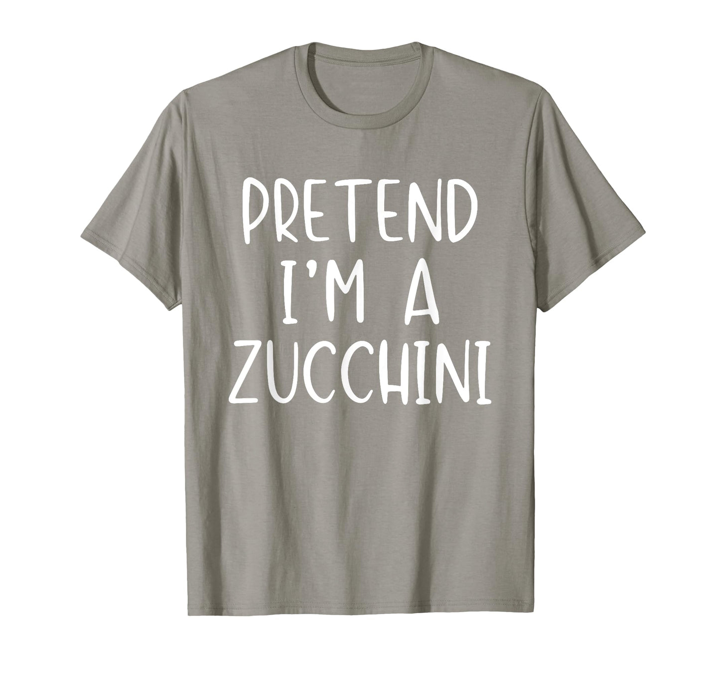 Pretend I'm A Zucchini Costume Halloween Simple Adult Kid T-Shirt