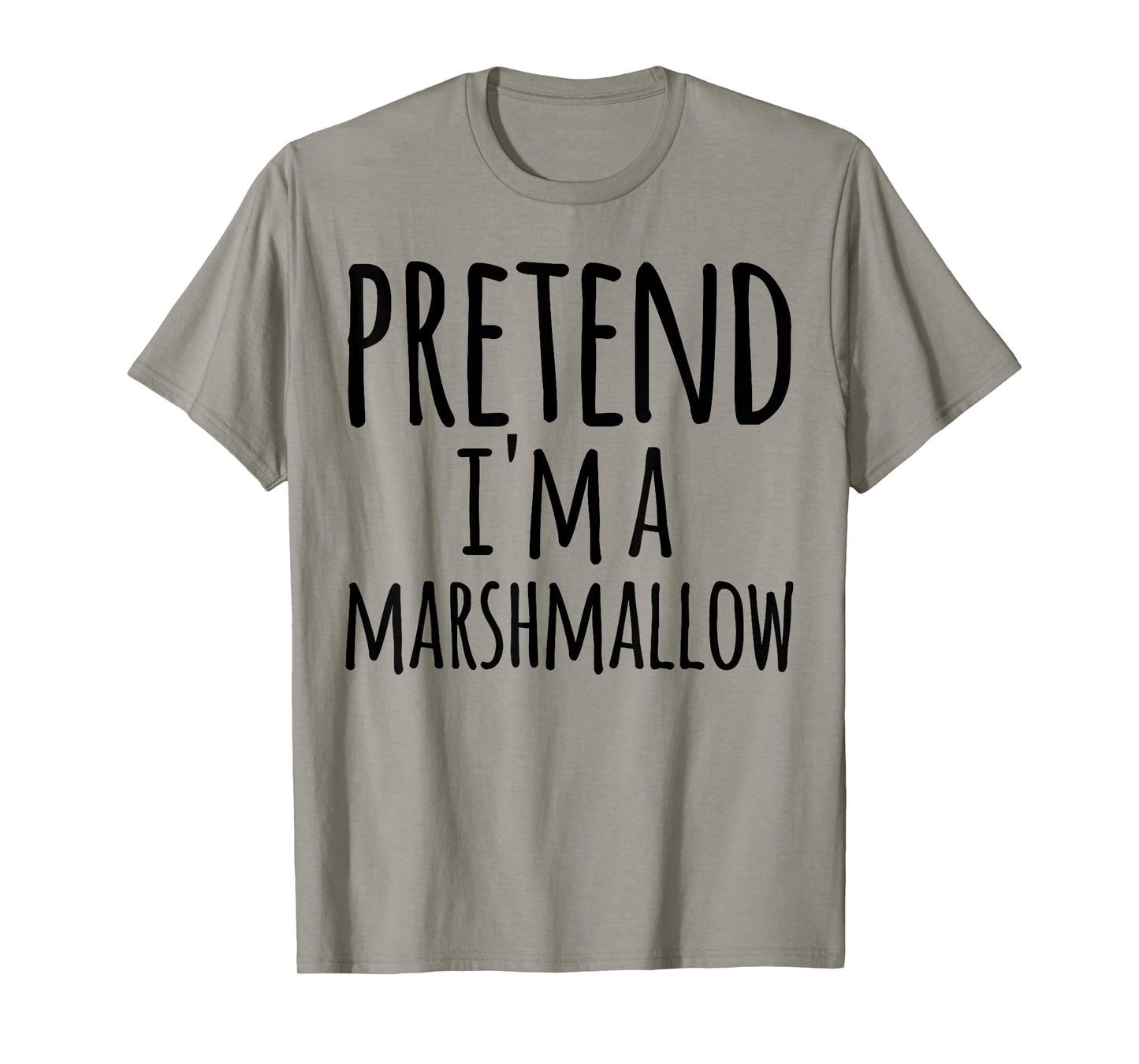 Funny Easy Lazy Halloween PRETEND I'M A MARSHMALLOW Costume T-Shirt