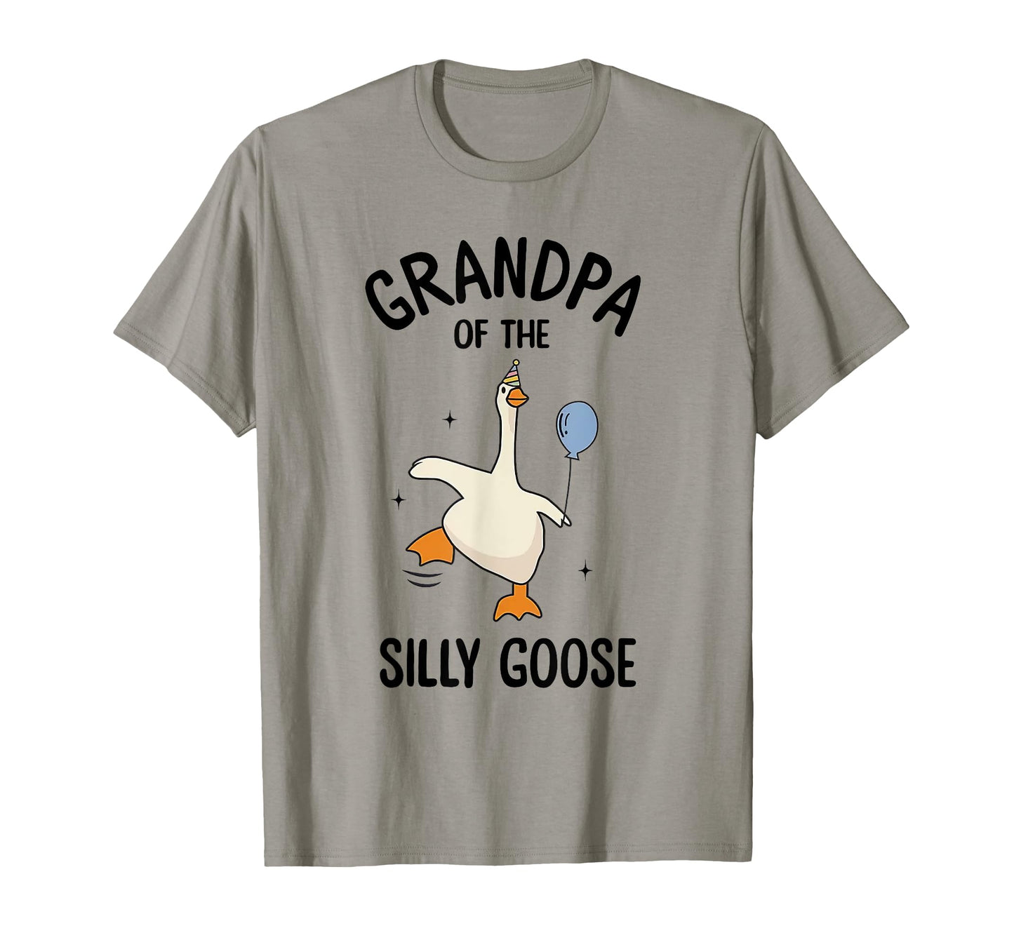 Grandpa Of The Silly Goose First Birthday Family Matching T-Shirt