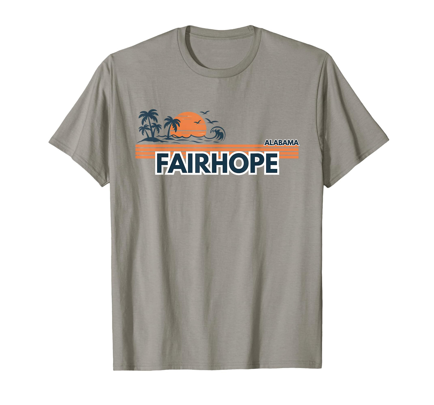 Fairhope Alabama Palm Tree Vacation Summer T-Shirt