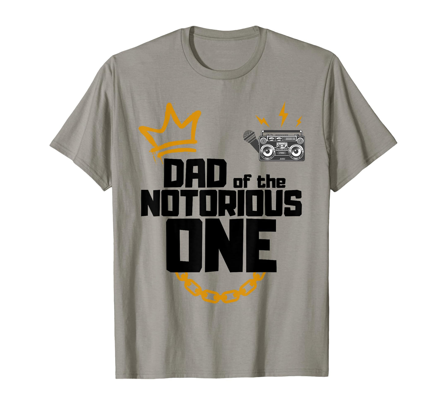 Dad Of The Notorious One Old School 1st Hip Hop Birthday T-Shirt