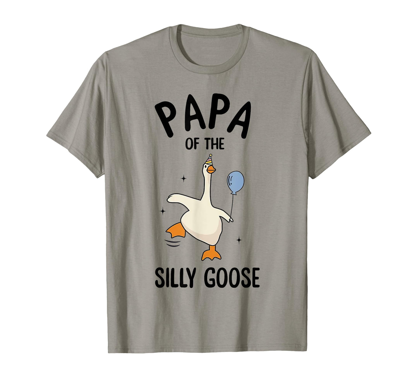 Papa Of The Silly Goose First Birthday Family Matching T-Shirt