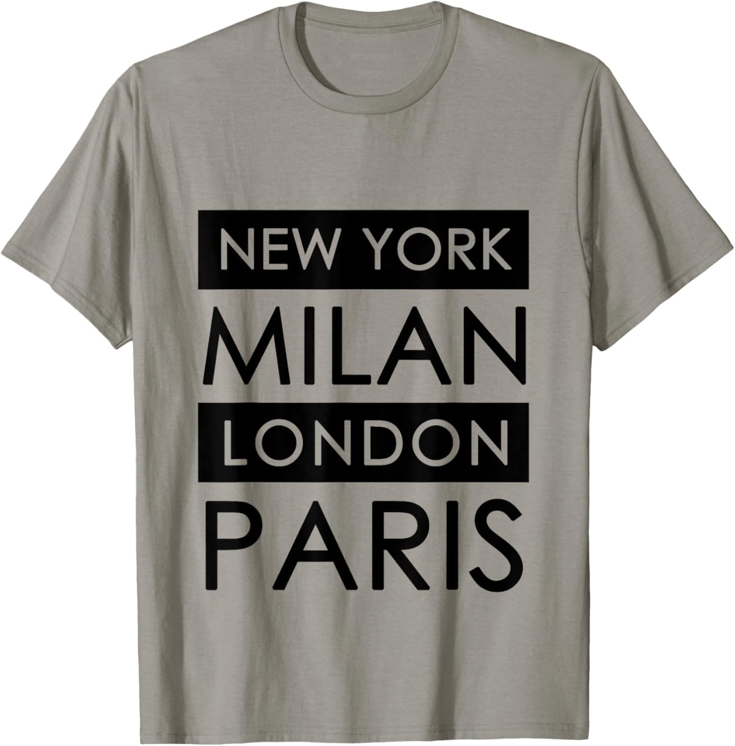 New York, Milan, London, Paris T-Shirt