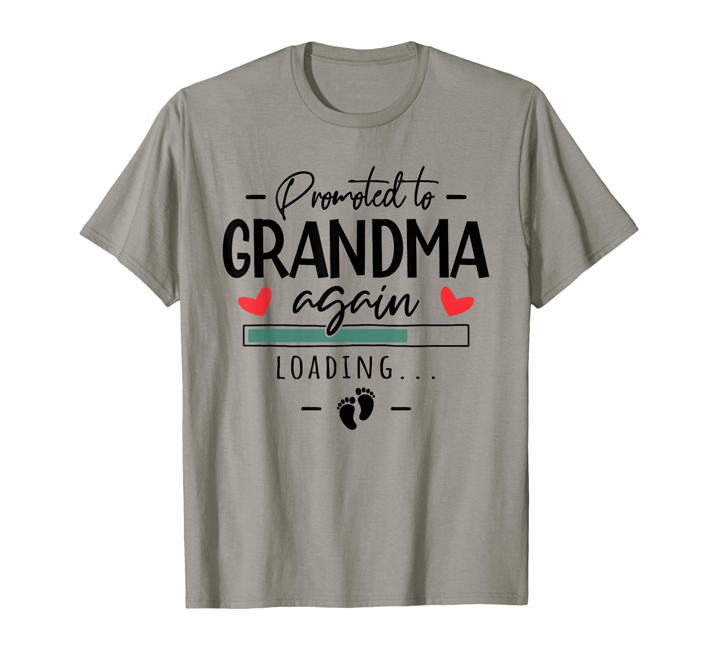 Promoted to Grandma Again - Baby 2 Announcement Grandparents T-Shirt