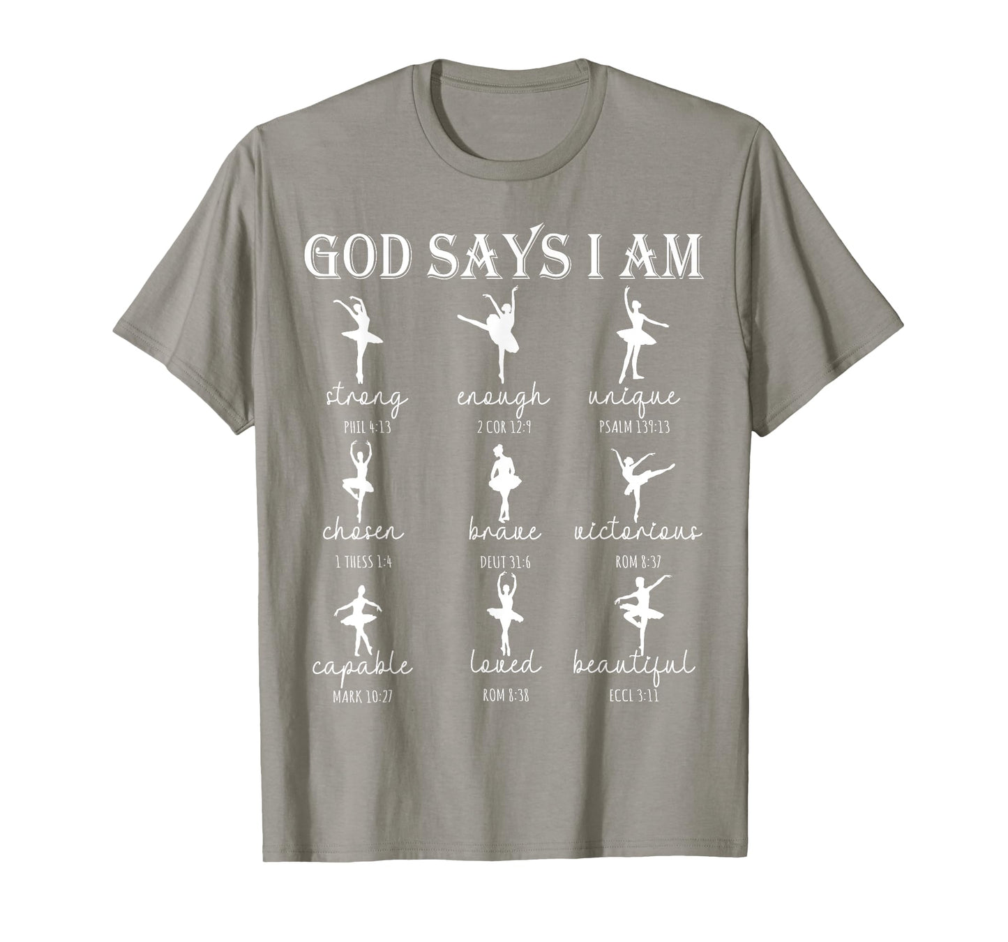 Cute Christian God Says I Am Ballet Dancer Teen Girl Toddler T-Shirt