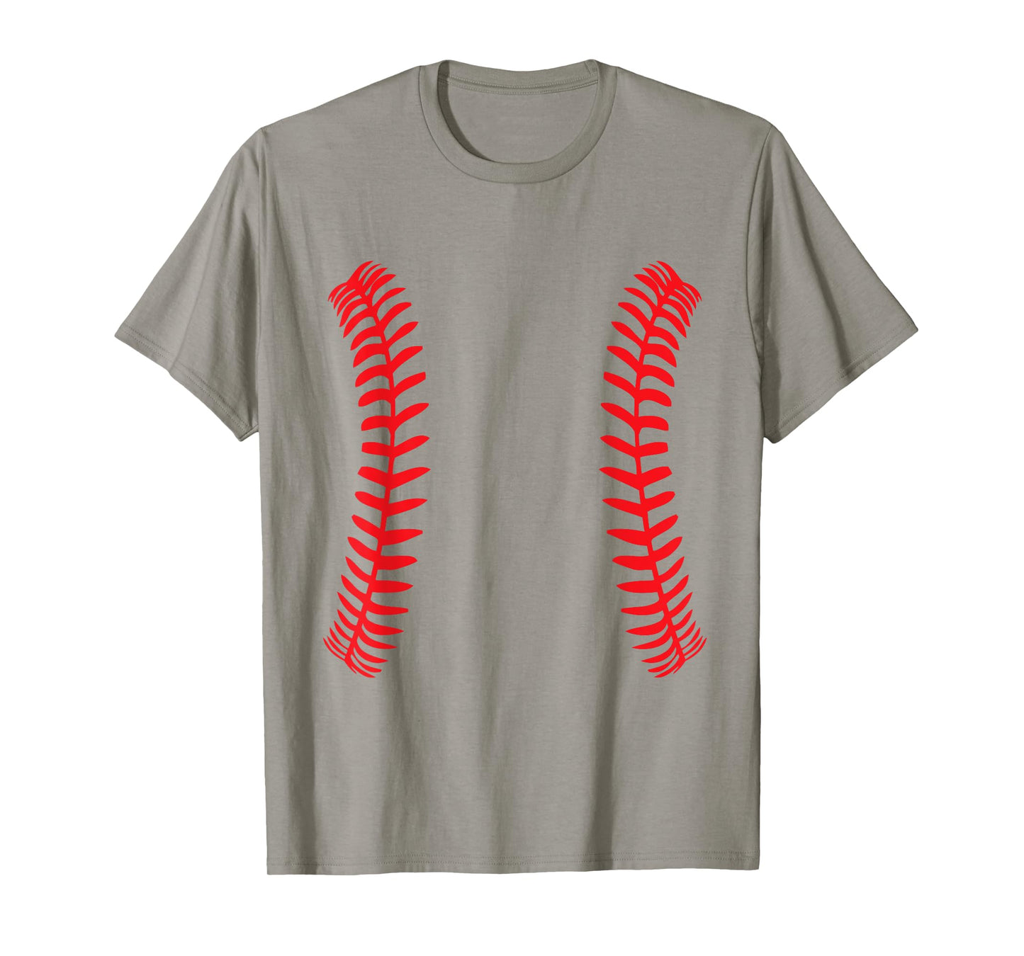 Baseball Stitches T-Shirt Ball Double Stitches Softball T-Shirt