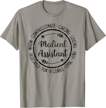 Medical Assistant Health Care Worker Vintage Distressed T-Shirt