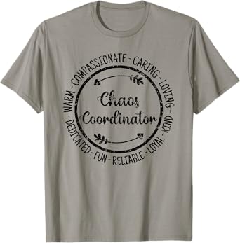 Chaos Coordinator Admin Office Squad Team Vintage Distressed T-Shirt
