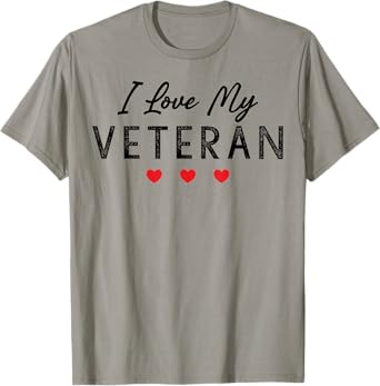 I Love My Veteran T-Shirt
