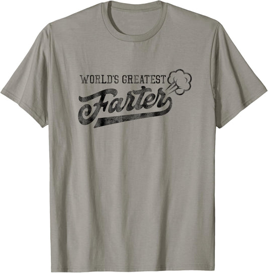 World's Greatest Farter Fart Dad Joke Father's Day T-Shirt