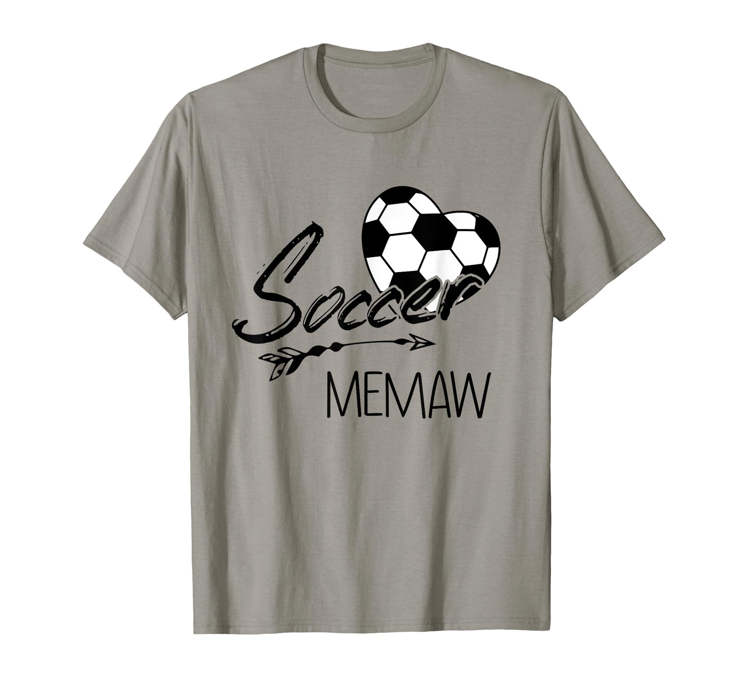 Soccer Memaw Womens Grandma Gift T-Shirt