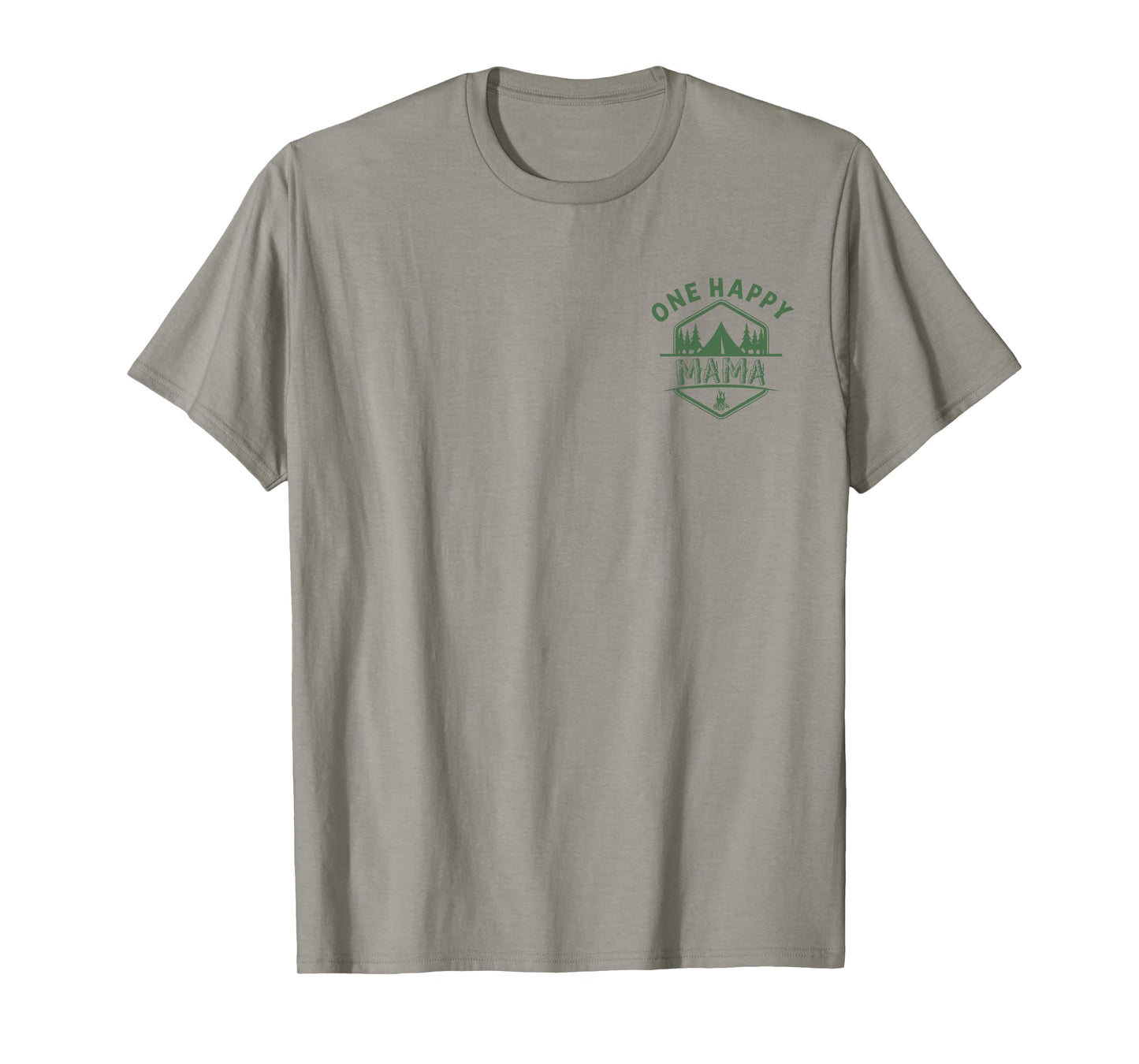 One Happy Mama First Birthday Camping Matching Family Party T-Shirt