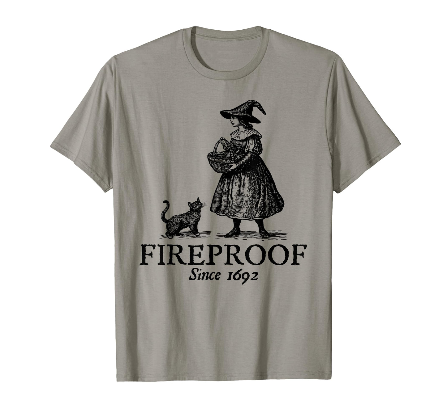 Salem, MA Witch Trials Fireproof Since 1692 Witches Autumn T-Shirt