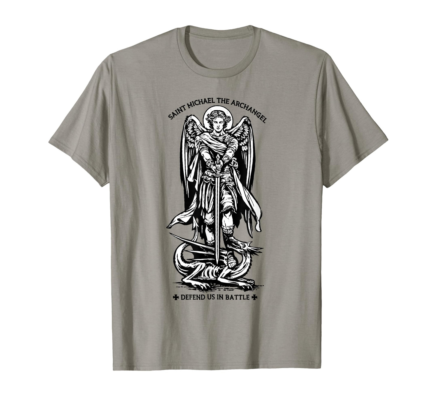 Saint Michael the Archangel Defend Us In Battle T-Shirt
