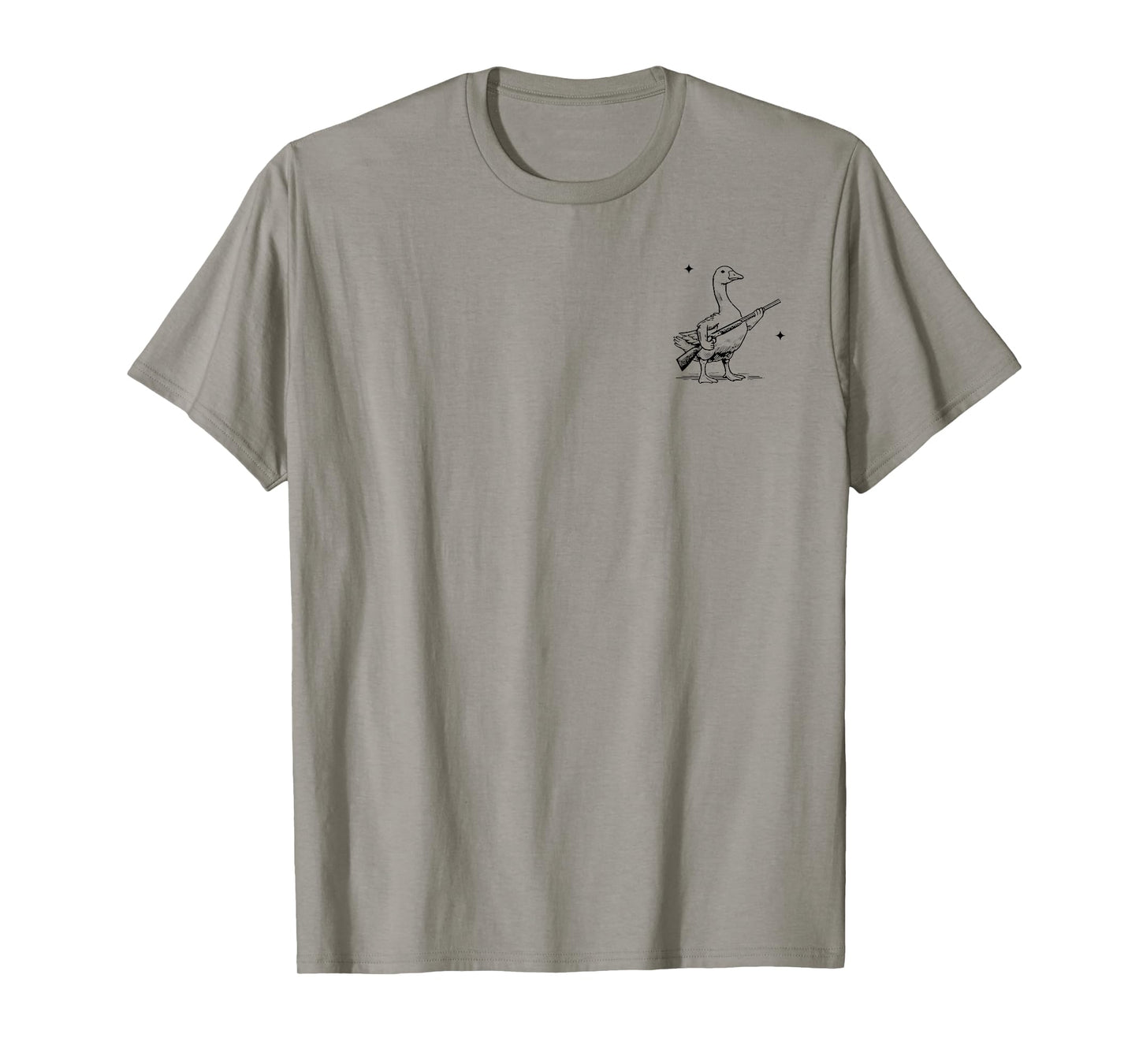 Today I'm A Serious Goose Lovers Goose With Gun 2 Sides T-Shirt