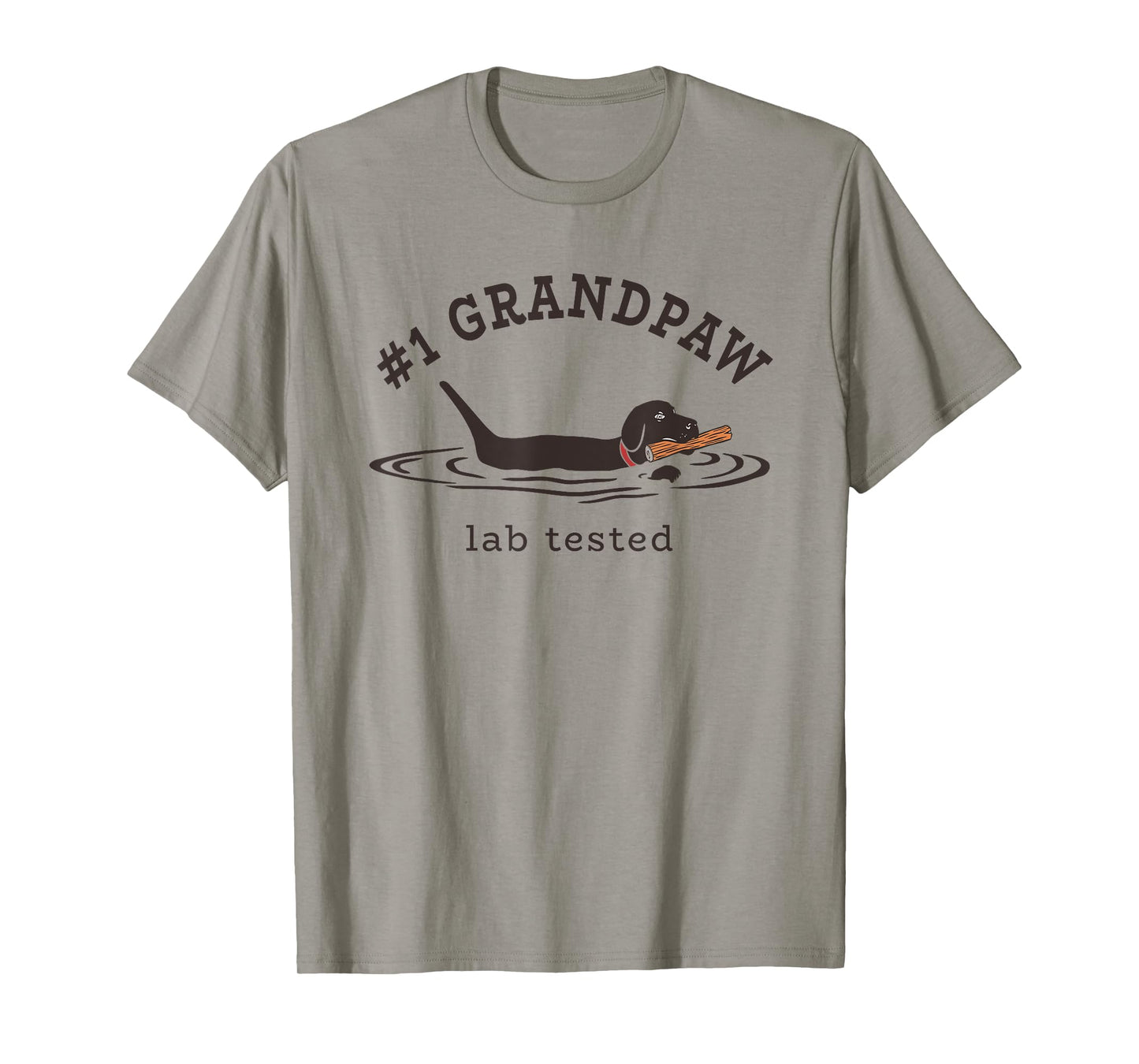 #1 Grandpaw Lab Tested Pun - Labrador Retriever Grandpa T-Shirt