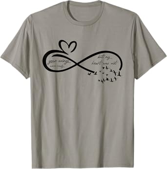 Your Wings were Ready But Your My Heart Not Memorial Dad Mom T-Shirt