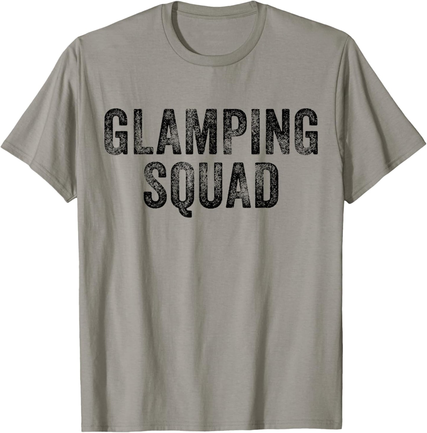 Glamping Squad Funny Matching Family Camping Trip Vintage T-Shirt