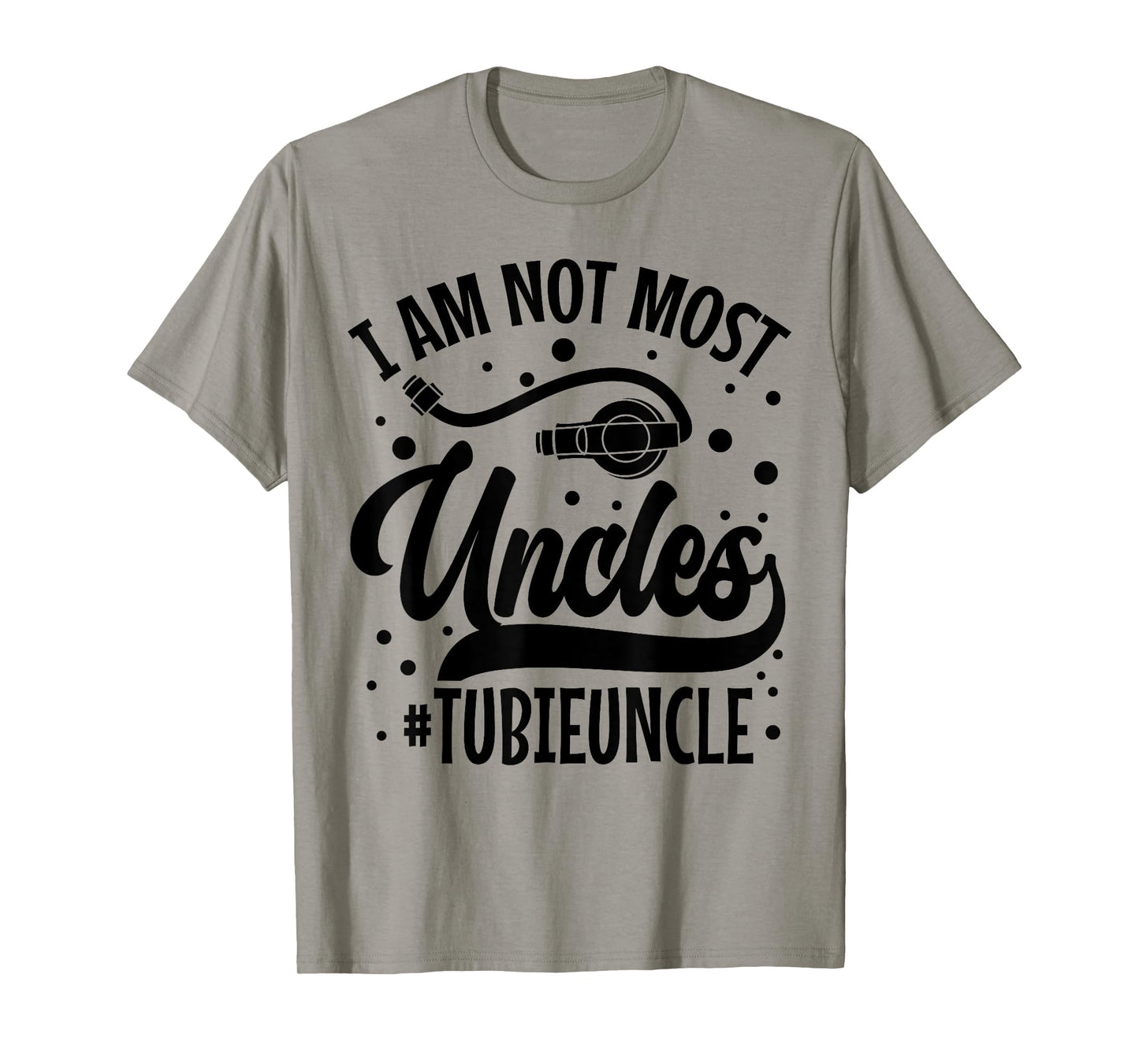 Gtube Accessories for Babies Tubie Uncle Feeding Tube T-Shirt