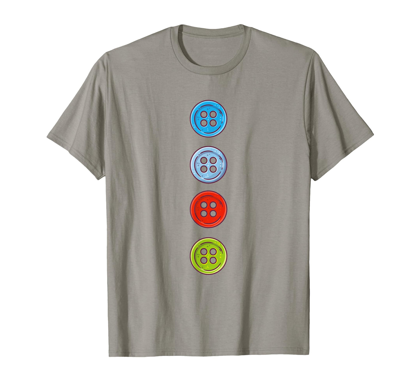 Four Groovy Buttons Blue Cat Funny Halloween Costume Kids T-Shirt