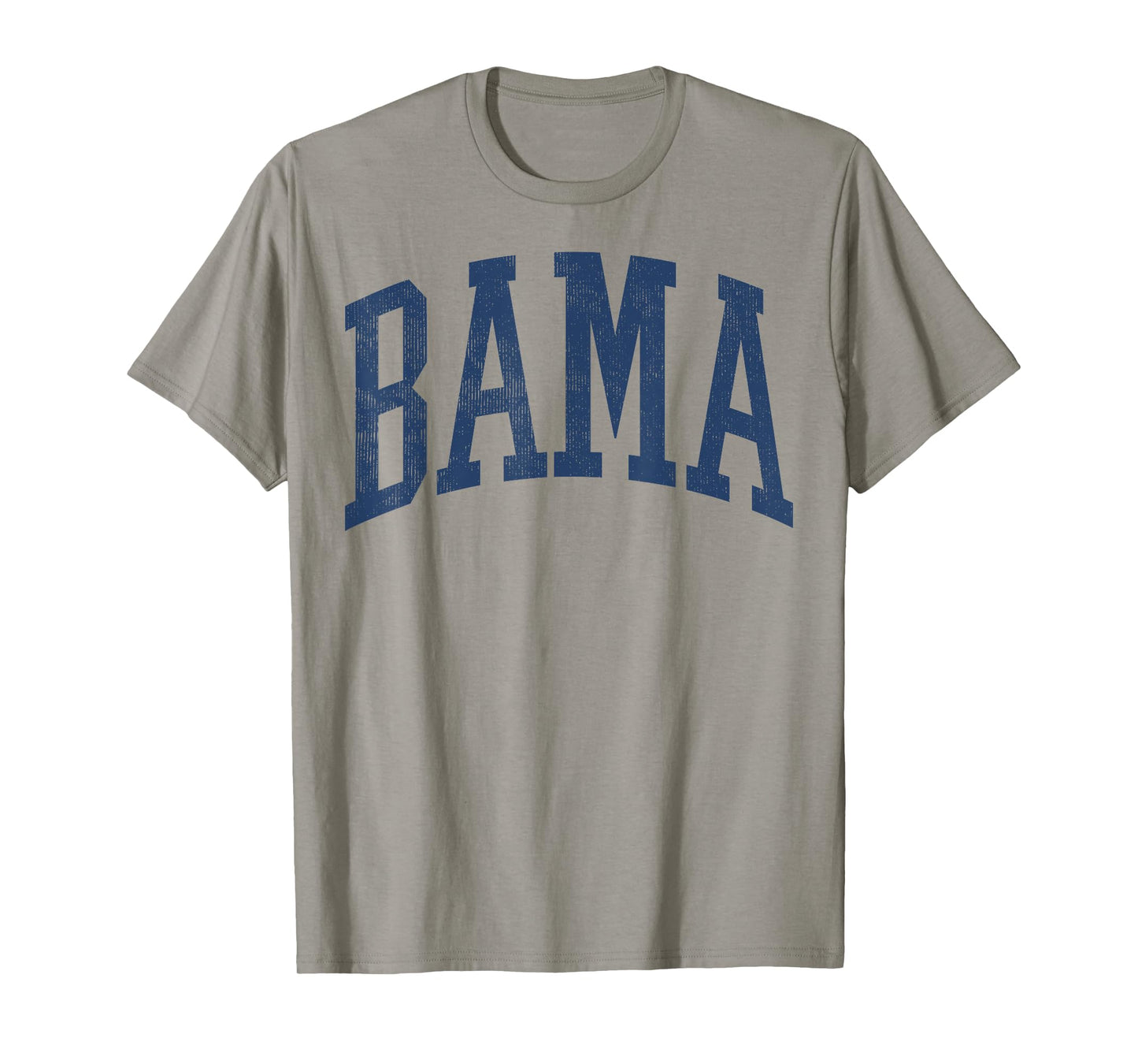 Alabama - Bama White AL State Graphic Vintage Sports Lover T-Shirt