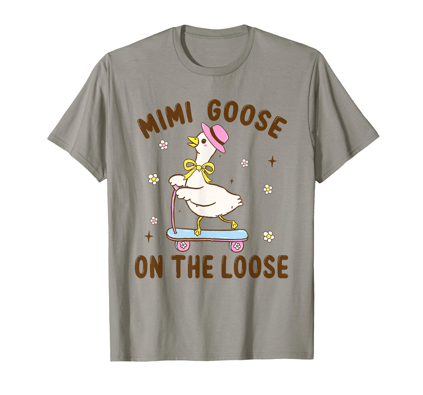 Mimi Goose On The Loose Funny Birthday Matching Family T-Shirt